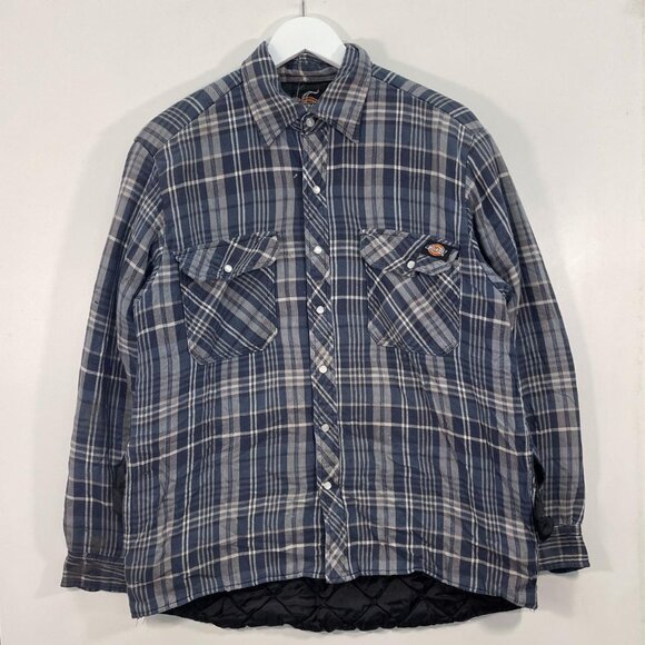 Dickies Plaid Overcoat - Picture 1 of 3